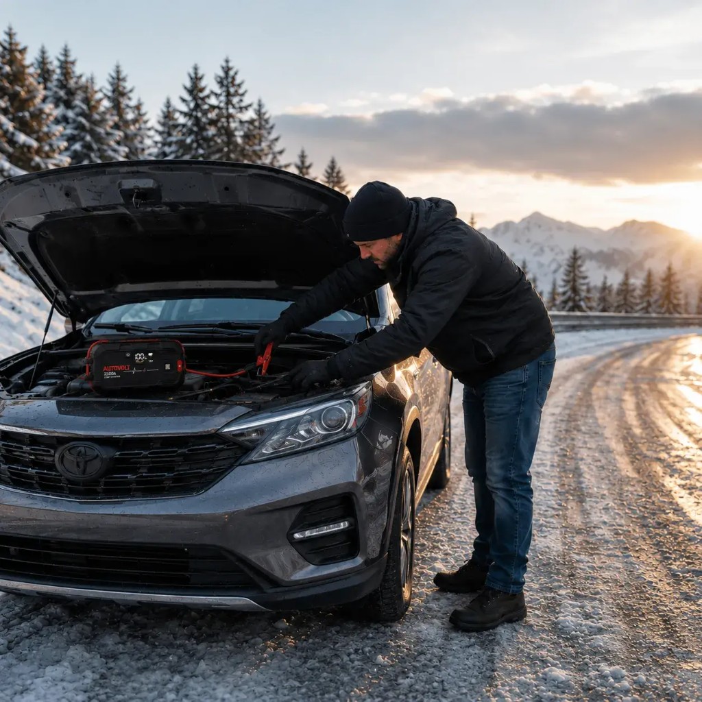 Autovolt™ — авариен стартер, свързан на сняг