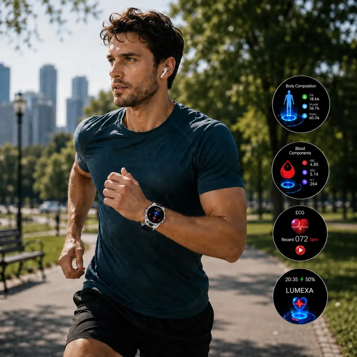 Спорт и здраве с Lumexa™: GPS и дълъг живот на батерията