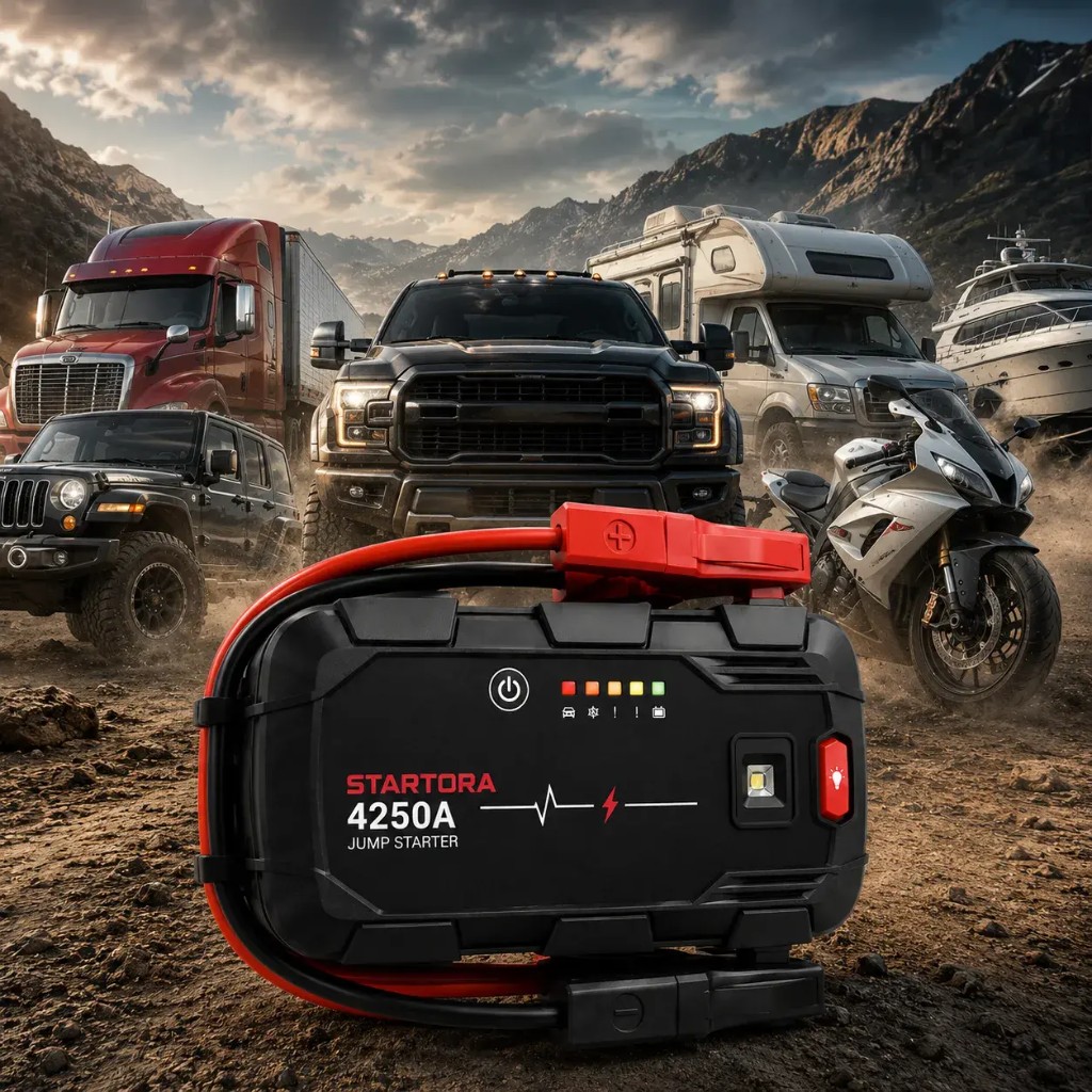 Startora™ 4250A — potencia real para arrancar el motor
